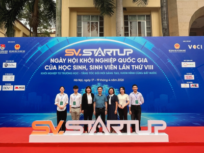 Sinh viên Trường Đại học Nha Trang đạt giải tại Ngày hội Khởi nghiệp Quốc gia SV_STARTUP 2026