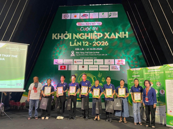 Trường Đại học Nha Trang tham dự vòng bán kết Cuộc thi Khởi Nghiệp Xanh 2026